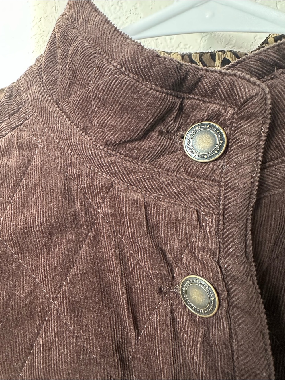 Charter Club Vintage Corduroy Jacket in Dark Brown - Picture 4 of 5